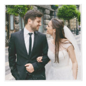 Verheiratet Merry Newlyweds Erstes Foto Würfel (Vorderseite)