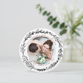 Verheiratet n Frohe Weihnachtsfeier Feiertagskarte (Stehend Vorderseite)