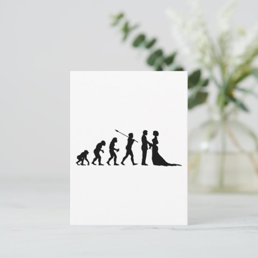 Verheiratet Postkarte (Stehend Vorderseite)