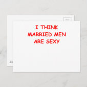 verheiratet postkarte (Vorne/Hinten)