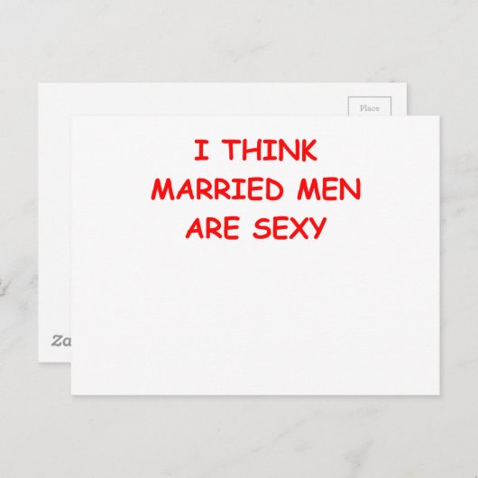 verheiratet postkarte (Vorne/Hinten)