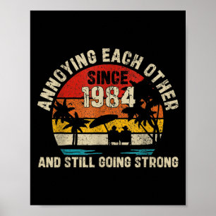 Verheiratet seit 1984 41 Jahre Poster