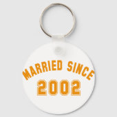 verheiratet seit 2002 schlüsselanhänger (Vorderseite)