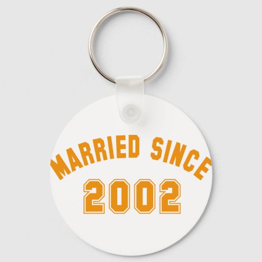 verheiratet seit 2002 schlüsselanhänger (Vorderseite)