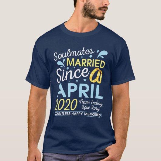 Verheiratet seit April 2020, ohne 2 Jahre Liebe zu T-Shirt (Vorderseite)