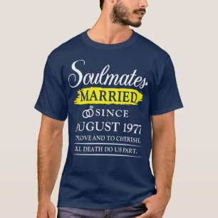 Verheiratet seit August 1977, 45. Hochzeit Anniver T-Shirt
