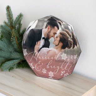Verheiratet & Strahlend   Weihnachtshochzeit Fotoblock
