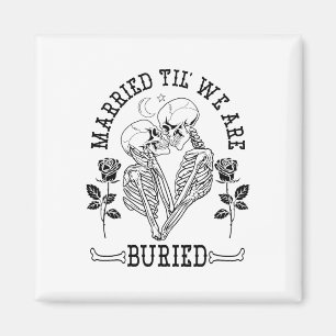 Verheiratet Til' Wir sind begraben Bride Groom Hal Magnet