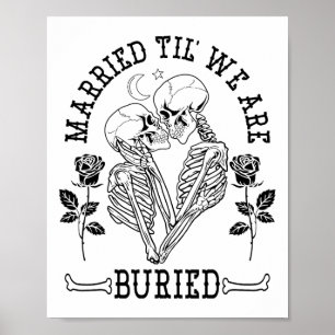 Verheiratet Til' Wir sind begraben Bride Groom Hal Poster
