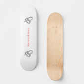 Verheiratet u. noch eislaufend skateboard (Vorderseite)