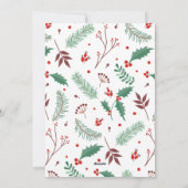 Verheiratet und froh feiertagskarte (Rückseite)