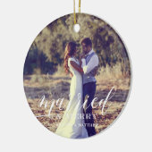 "Verheiratet und froh" Neuerscheinungen Weihnachts Keramik Ornament (Links)