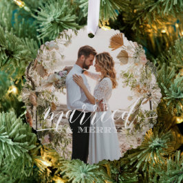 "Verheiratet und froh" Neuerscheinungen Weihnachts Ornament Karte