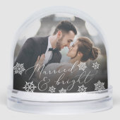 Verheiratet und hell | Weihnachten im Foto Schneekugeln (Vorderseite)