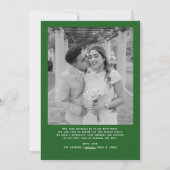 Verheiratet und Merry Bow Foto Weihnachten Neuaufl (Rückseite)