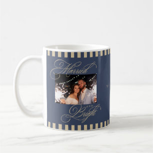 Verheiratet und strahlend - Neujahrs-Andenken Weih Kaffeetasse