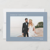 Verheiratet Weihnachten 2 Foto Dusty Blue (Vorderseite)