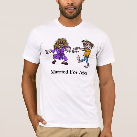 Verheiratet Zombie Couple T - Shirt (Vorderseite)