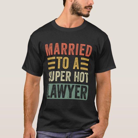 Verheiratet zu einem Super Hot Lawband T-Shirt (Vorderseite)