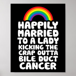 Verheiratet zu Lady Kicking Crap Outta Bile Duct C Poster