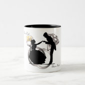 VERHEIRATET ZWEIFARBIGE TASSE (Mittel)