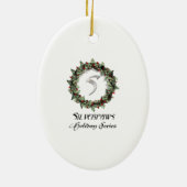 Verheiratete 45. Weihnachtsverzierung Keramikornament (Hinten)