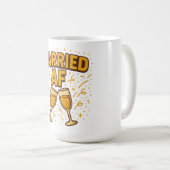 Verheiratete AF-Tasse - Funny Newlywed Gift, Just Kaffeetasse (VorderseiteRechts)