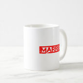 Verheiratete Briefmarke Kaffeetasse (VorderseiteRechts)