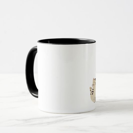 Verheiratete Cat Lover's Fun Gift Tasse (Vorderseite Links)