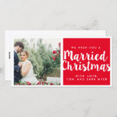 VERHEIRATETE CHRISTMAS | CHRISTMAS FEIERTAGSKARTE (Vorne/Hinten)