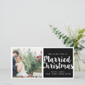 VERHEIRATETE CHRISTMAS | CHRISTMAS FEIERTAGSKARTE (Stehend Vorderseite)