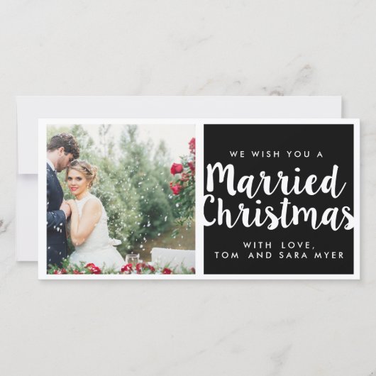 VERHEIRATETE CHRISTMAS | CHRISTMAS FEIERTAGSKARTE (Vorderseite)