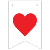 Verheiratete Dekorationen für das abschienende Aut Wimpelkette (Erste Fahne)