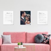 Verheiratete Ehegatten und Foto Bilderwand Sets (Wohnzimmer)