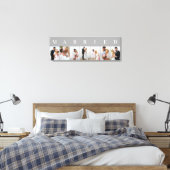 VERHEIRATETE FotoCollage 7 Bild grau und weiß Leinwanddruck (Insitu (Schlafzimmer))