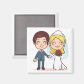 Verheiratete Hängebänder Magnet (Vorderseite/Rückseite)