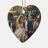 Verheiratete Herzform Keramik Ornament (Links)