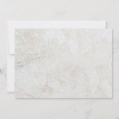 Verheiratete kleine Weihnachten Save the Date (Rückseite)