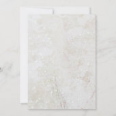 Verheiratete kleine Weihnachten Save the Date (Rückseite)