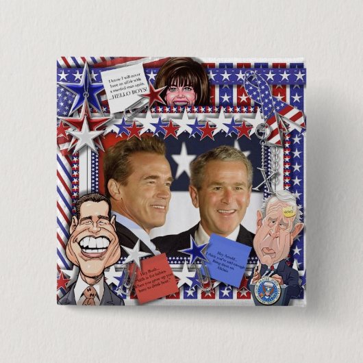 Verheiratete Männer und Monica Lewinsky Button (Vorderseite)