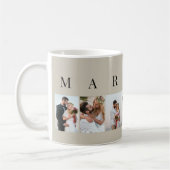 VERHEIRATETE, natürliche und schwarze 7-Bild-Colla Kaffeetasse (Links)