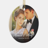 Verheiratete und fröhliche erste keramikornament (Rechts)