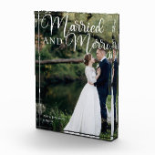 Verheiratete und fröhliche Weihnachtsfeier Fotoblock (Rechts)