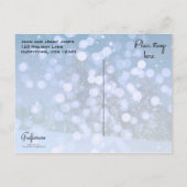 Verheiratete und helle Neuvermählte Feiertagspostkarte (Rückseite)