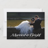 Verheiratete und helle Weihnachten | Modernes Silv (Vorderseite)