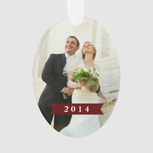 Verheiratete und lustige Feiertage Ornament 5