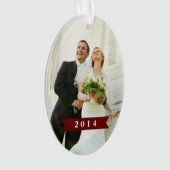 Verheiratete und lustige Feiertage Ornament 5 (Vorderseite)