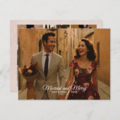 Verheiratete und Merry Card (Vorne/Hinten)
