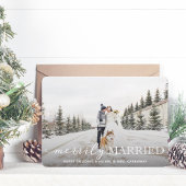 Verheiratete Urlaubskarte Feiertagskarte