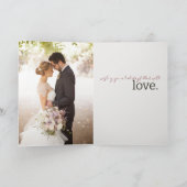 Verheiratete Weihnachten Karte (Innenseite)